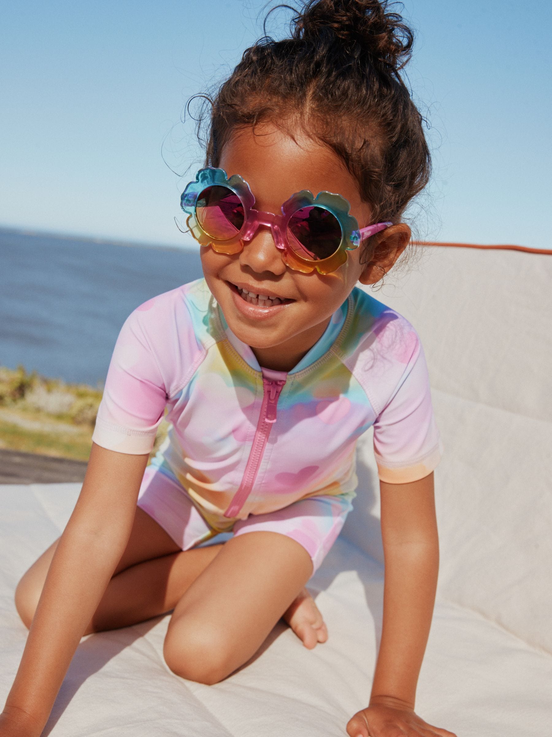 Buy Rainbow Flower Sunglasses from Next Mexico