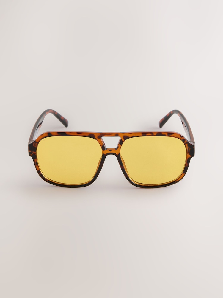 Black Aviator Sunglasses - Image 2 of 3