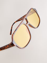 Black Aviator Sunglasses - Image 3 of 3