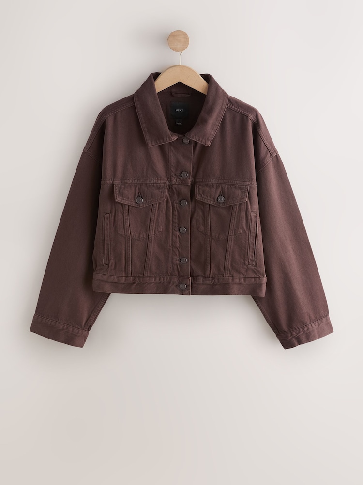 Maro - Relaxed Denim Trucker Jacket - Imaginea 1 din 3