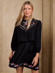Love & Roses Long Sleeve Mini Dress - Image 1 sur 4