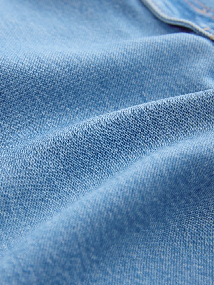 دنيم أزرق متوسط - N. Premium Tencel Blend Shorts - صورة 2 من 4