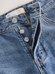 Light Blue Denim Jorts Shorts - Image 9 of 10