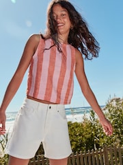 White Timeless Shorts - Image 5 of 8