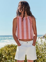 White Timeless Shorts - Image 6 of 8