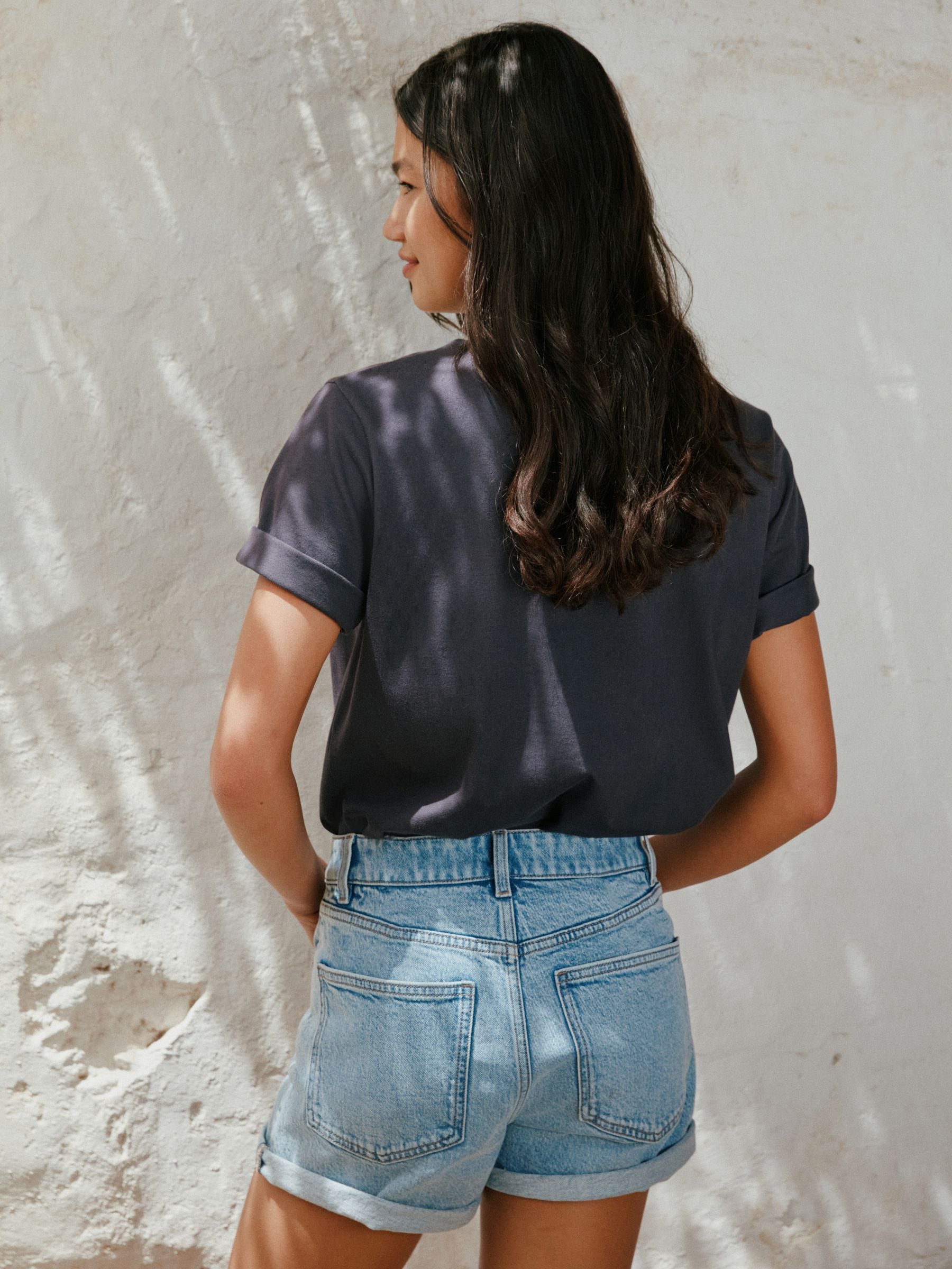Buy Light Blue Denim Shorts from Next Ireland