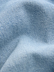 라이트 블루 데님 - 타임리스 쇼츠 - 9의 이미지 9