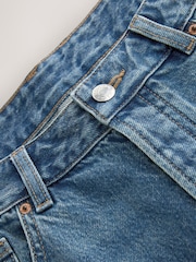 Mid Blue Hourglass Denim Jorts - Image 2 of 4