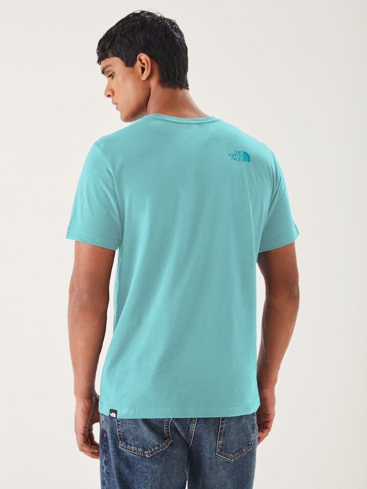 The North Face Chrome Blue The North Face Simple Dome T-Shirt - Image 2 of 4