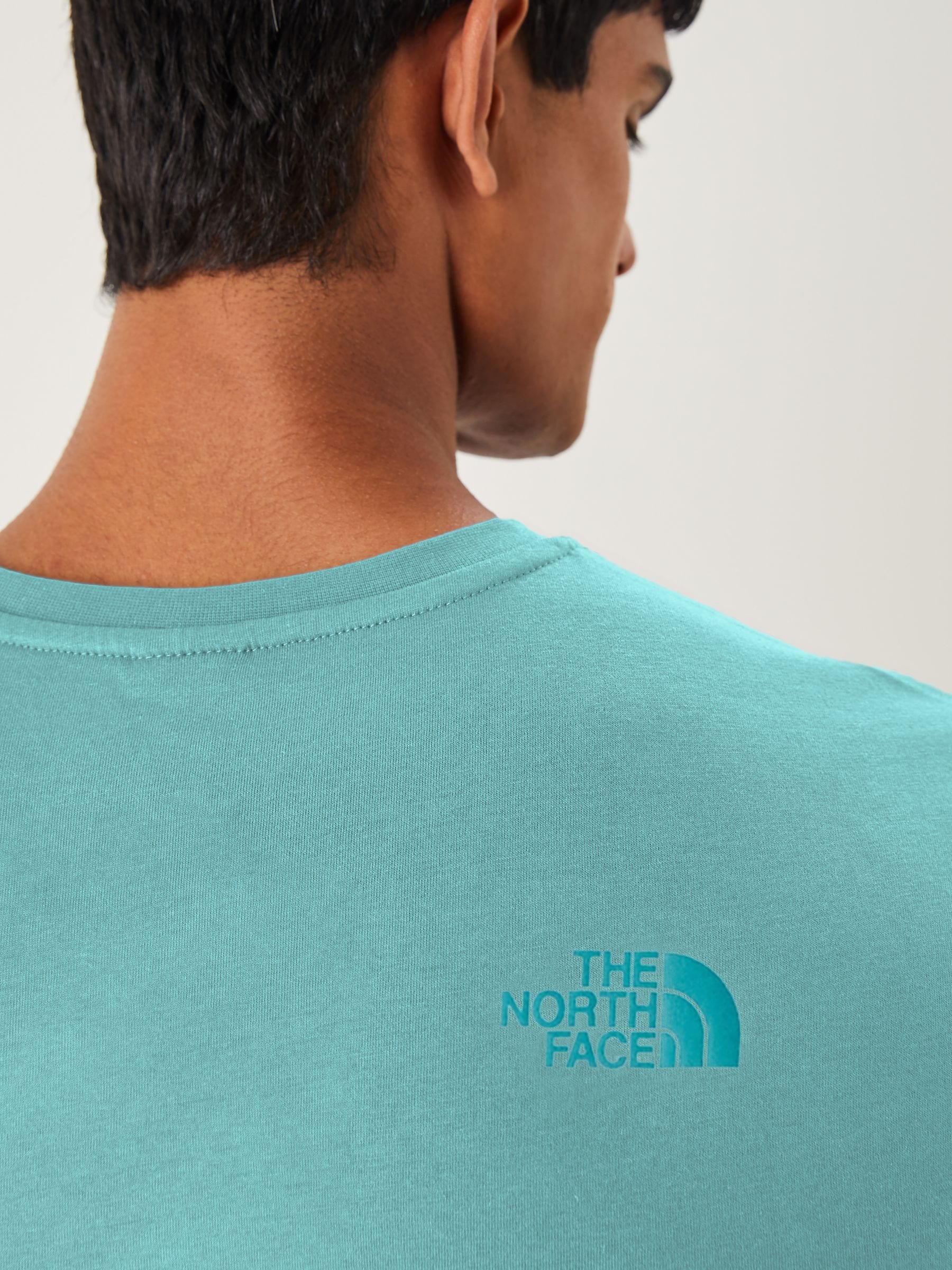 Buy The North Face Teal Blue Simple Dome T-Shirt from Next USA