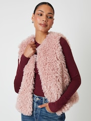 Threadbare Faux Fur Gilet - Bild 1 von 5