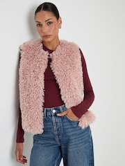 Threadbare Faux Fur Gilet - Bild 3 von 5