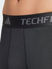 adidas Black Techfit Cold.Rdy Training Long Tights - Image 3 of 4