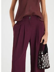 River Island Purple Easy Wide Leg Smart Trousers - Image 5 of 5