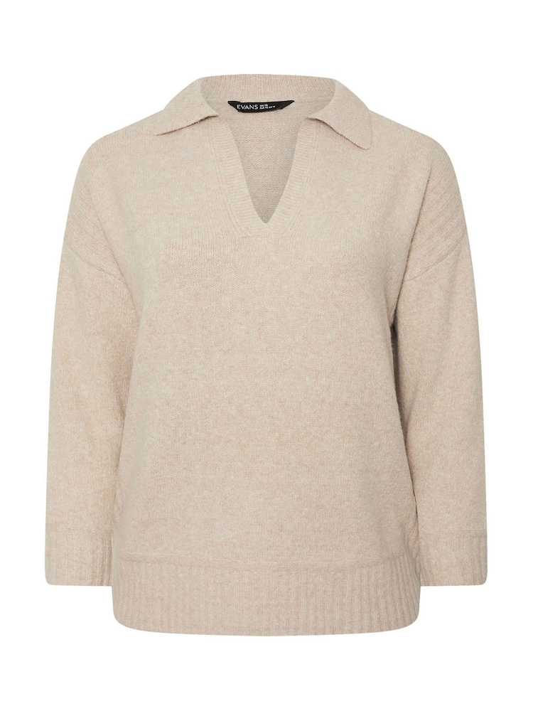 Knitted Collar Jumper - Image 5 of 5