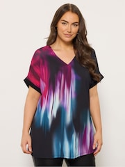 Evans Woven Front Black Top - Image 1 of 5