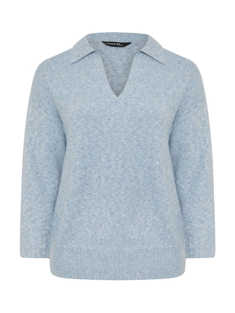 Knitted Collar Jumper - Image 5 of 5