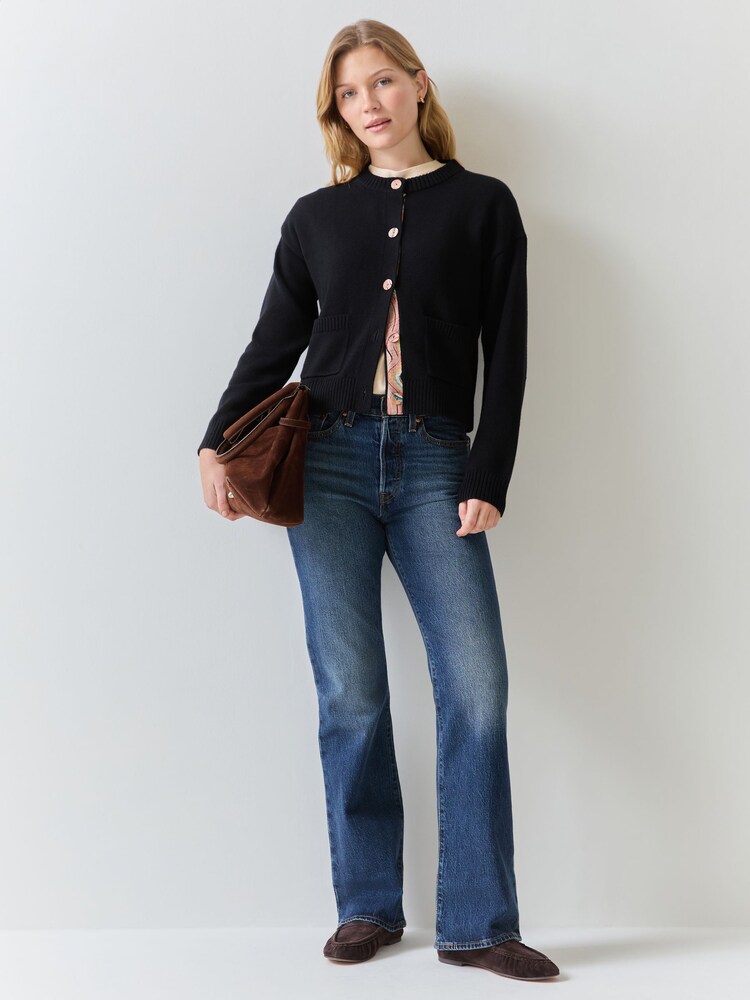 PS Paul Smith Blue Button Up Knit Cardigan - Image 2 of 6