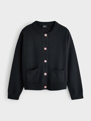 PS Paul Smith Blue Button Up Knit Cardigan - Image 6 of 6