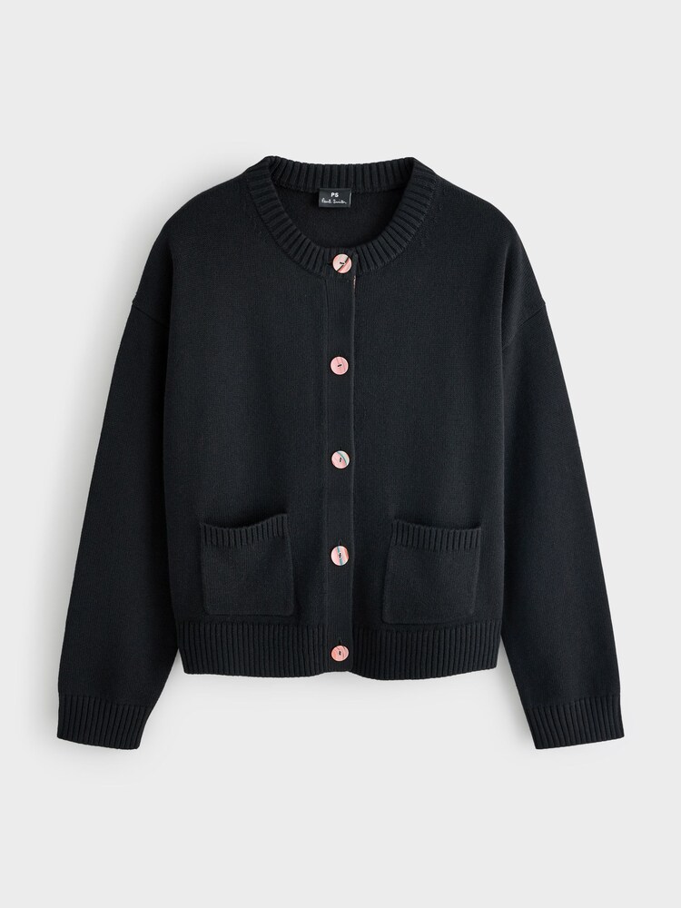 PS Paul Smith Blue Button Up Knit Cardigan - Image 6 of 6