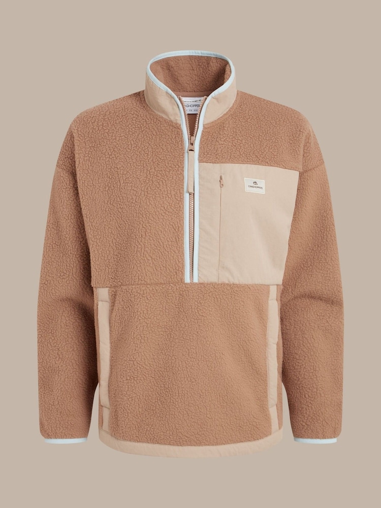 Craghoppers Grange Half Zip Brown Fleece - Image 1 of 1