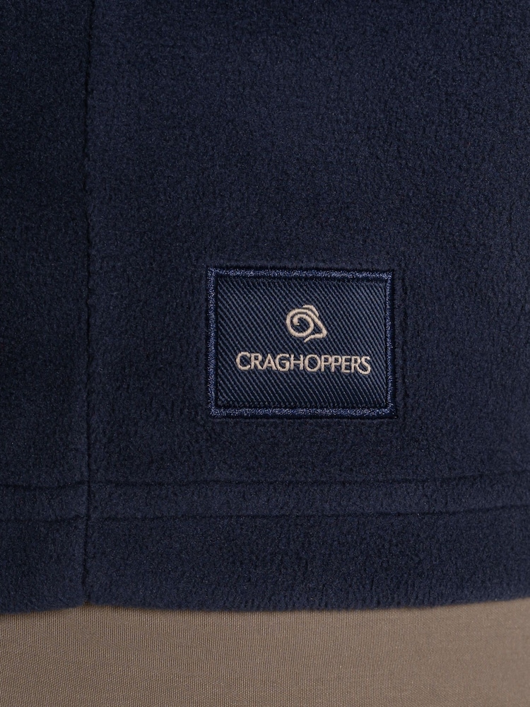 Craghoppers Blue Corey Crew Neck Fleece Sweatshirt - Image 3 of 3 Craghoppers Blue Corey Crew Neck Fleece Sweatshirt - Image 3 of 3