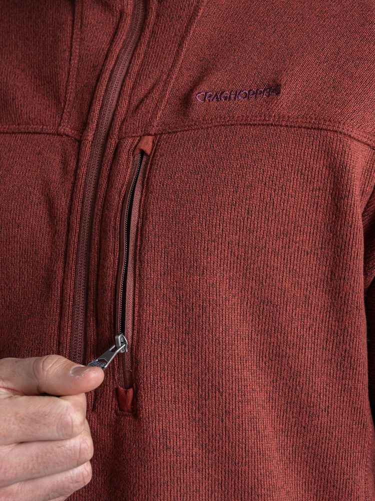 Craghoppers Red Tatton III Half Zip Fleece - Image 5 of 5 Craghoppers Red Tatton III Half Zip Fleece - Image 5 of 5