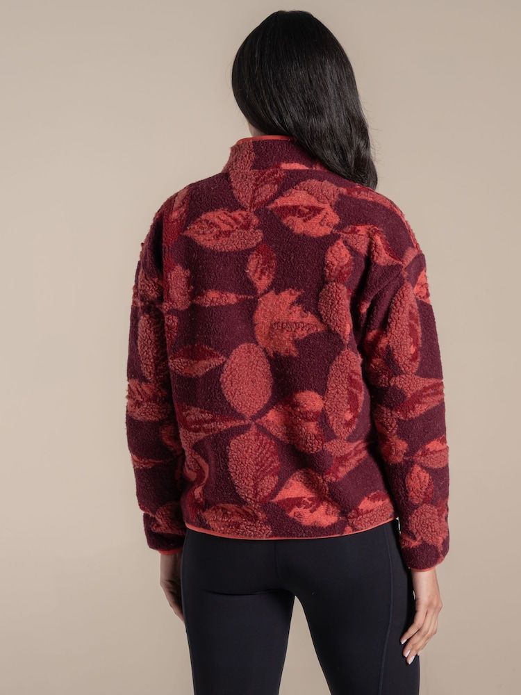 Craghoppers Red Catalina Fleece Jacket - Image 2 of 4 Craghoppers Red Catalina Fleece Jacket - Image 2 of 4