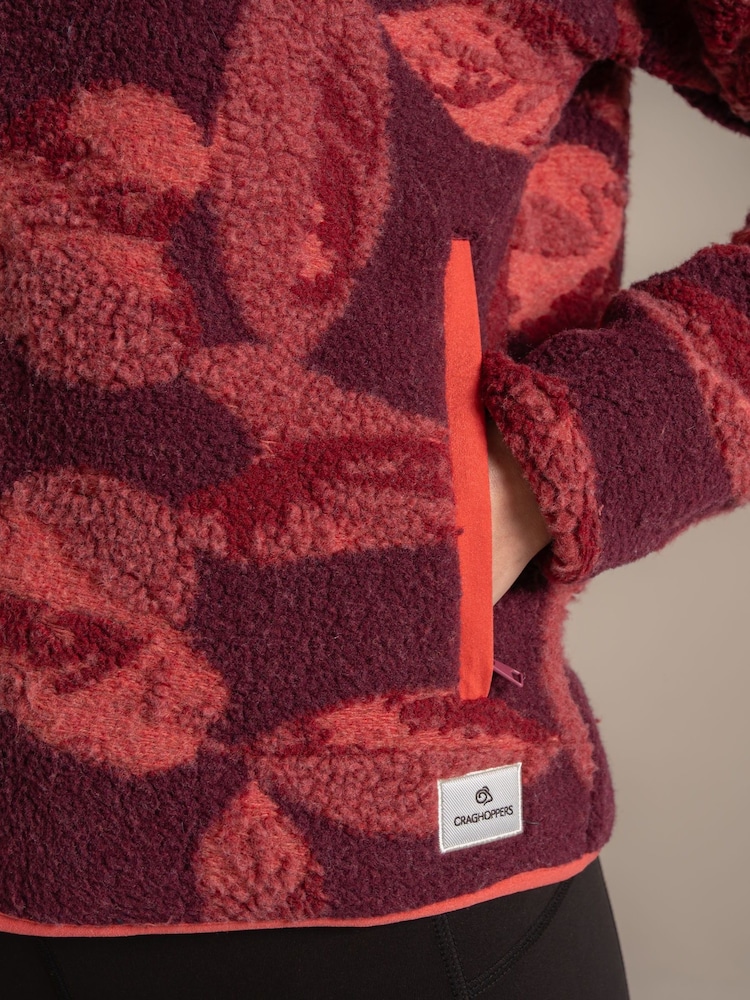 Craghoppers Red Catalina Fleece Jacket - Image 4 of 4