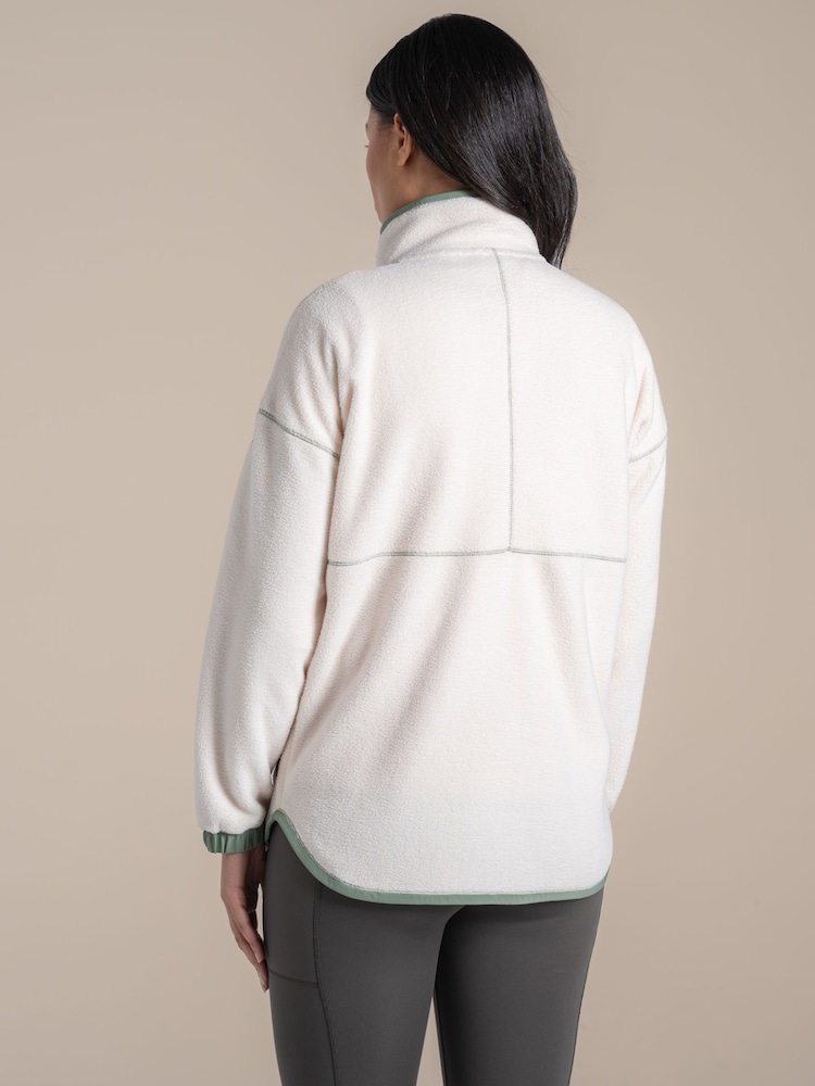 Craghoppers Cream Kidsy Fleece Jacket - صورة 2 من 4 Craghoppers Cream Kidsy Fleece Jacket - صورة 2 من 4
