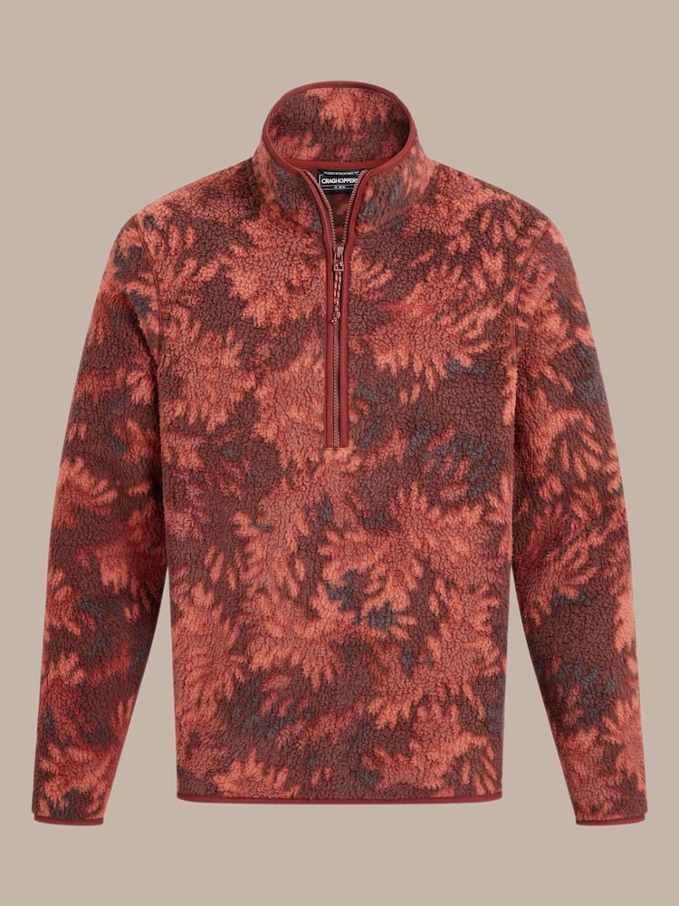 Craghoppers Red Tatton II Half Zip Fleece - Image 1 of 1 Craghoppers Red Tatton II Half Zip Fleece - Image 1 of 1