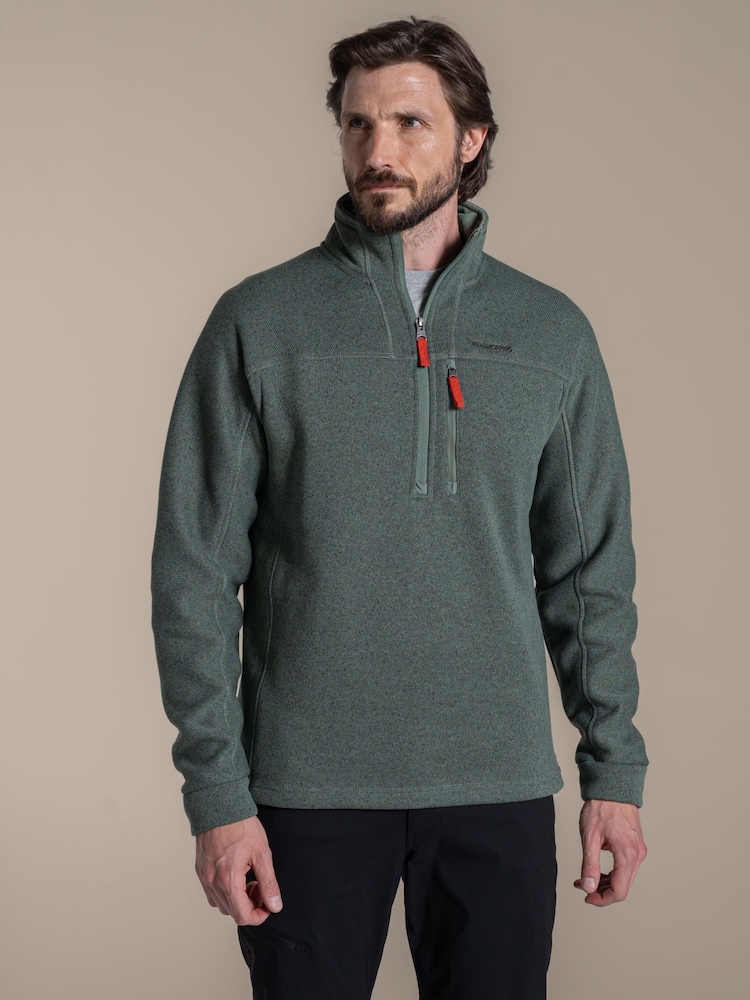 Craghoppers Green Tatton III Half Zip Fleece - Image 1 of 5 Craghoppers Green Tatton III Half Zip Fleece - Image 1 of 5