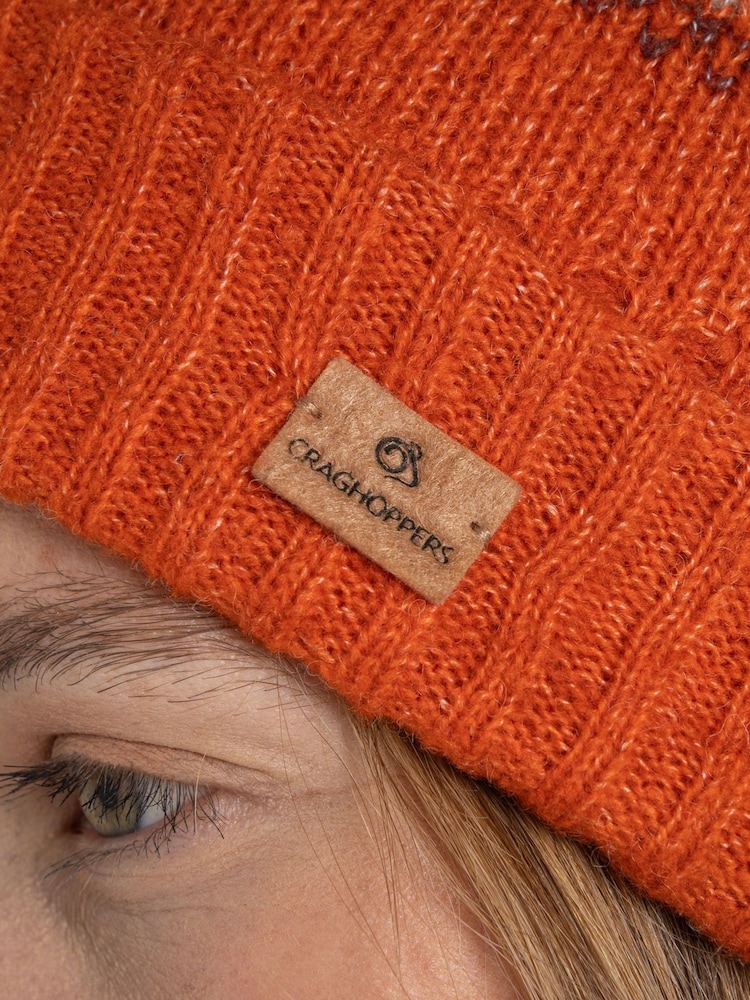 Craghoppers Orange Adalia Beanie - Image 3 of 3 Craghoppers Orange Adalia Beanie - Image 3 of 3