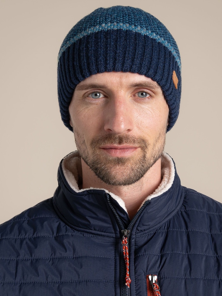 Craghoppers Blue Forster Beanie - Image 1 of 3 Craghoppers Blue Forster Beanie - Image 1 of 3