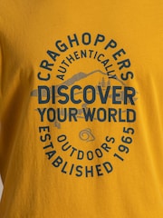 Craghoppers Yellow Lucent II Short Sleeve T-Shirt - Image 4 of 4