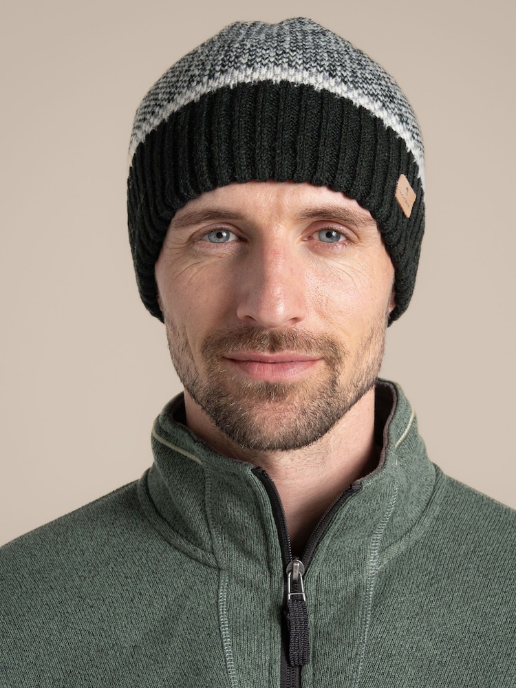 Craghoppers Forster Black Beanie - Image 2 of 3 Craghoppers Forster Black Beanie - Image 2 of 3