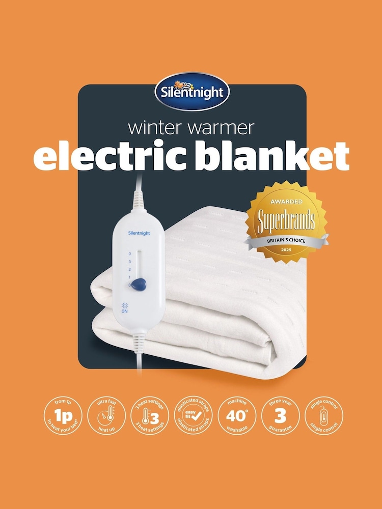 Silentnight White Winter Warmer Electric Blanket - Image 12 of 12