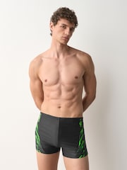 黑色╱綠色 - 單人 - Active Motionflex 泳褲 - 圖片 2/7