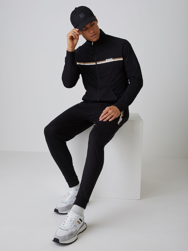 BOSS Black Authentic Logo Zip Through Jacket - Image 2 of 5 BOSS Black Authentic Logo Zip Through Jacket - Image 2 of 5