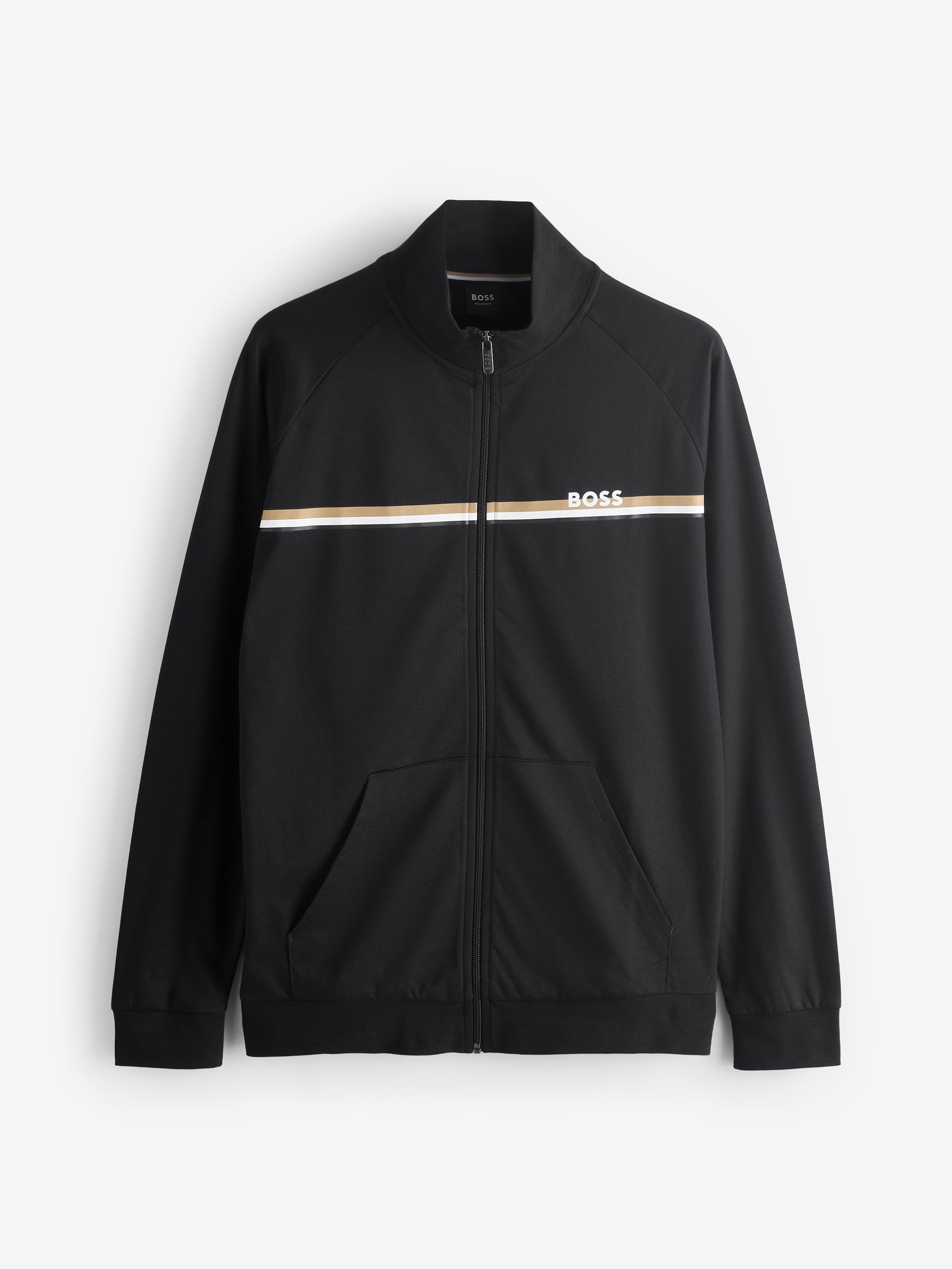 Buy BOSS Black Authentic Logo Zip Through Jacket from Next Greece