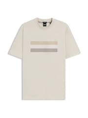 BOSS White Graphic Regular-Fit T-Shirt - Image 5 of 5