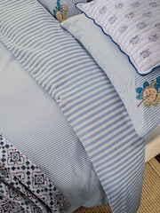 Joules Blue Earlsford Foulard Duvet Cover and Pillowcase Set - Image 4 of 6