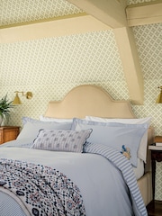 Joules Blue Earlsford Foulard Duvet Cover and Pillowcase Set - Image 5 of 6