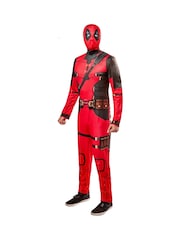 Marvel Red Deadpool Adult Fancy Dress Costume - Image 1 of 7