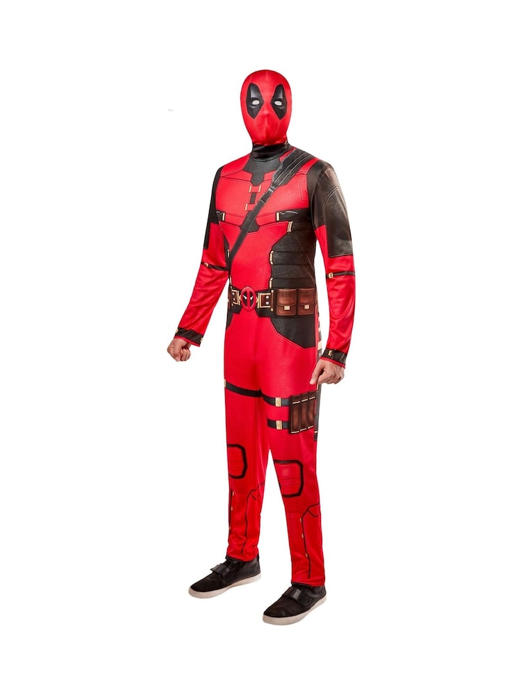 Marvel Red Deadpool Adult Fancy Dress Costume - Image 1 of 7 Marvel Red Deadpool Adult Fancy Dress Costume - Image 1 of 7