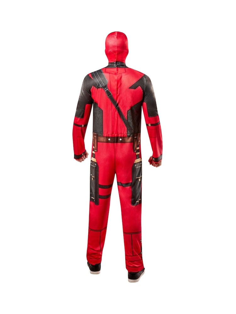 Marvel Red Deadpool Adult Fancy Dress Costume - Image 2 of 7 Marvel Red Deadpool Adult Fancy Dress Costume - Image 2 of 7