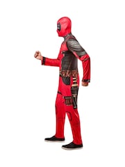 Marvel Red Deadpool Adult Fancy Dress Costume - Image 4 of 7