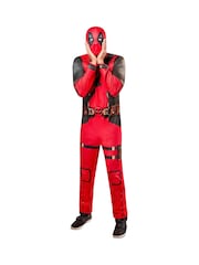 Marvel Red Deadpool Adult Fancy Dress Costume - Image 5 of 7