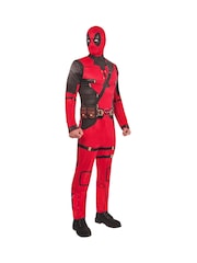 Marvel Red Deadpool Adult Fancy Dress Costume - Image 7 of 7