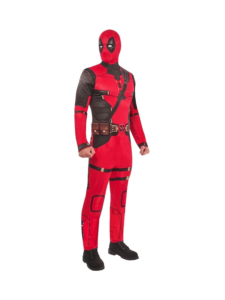 Marvel Red Deadpool Adult Fancy Dress Costume - Image 7 of 7 Marvel Red Deadpool Adult Fancy Dress Costume - Image 7 of 7
